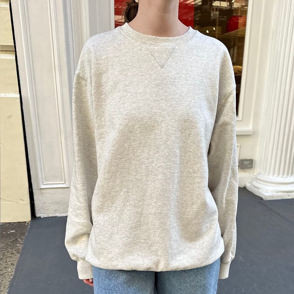 Brandy Melville White Crewneck Sweatshirt